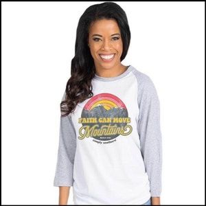 Simply Southern Faith can move Mountains shirt